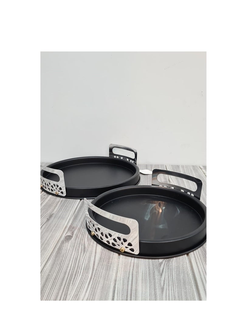 Generic - A set of trays and stands for sweets, cake, nuts and fruits add a charming touch to the elegance of your home. - Image 1