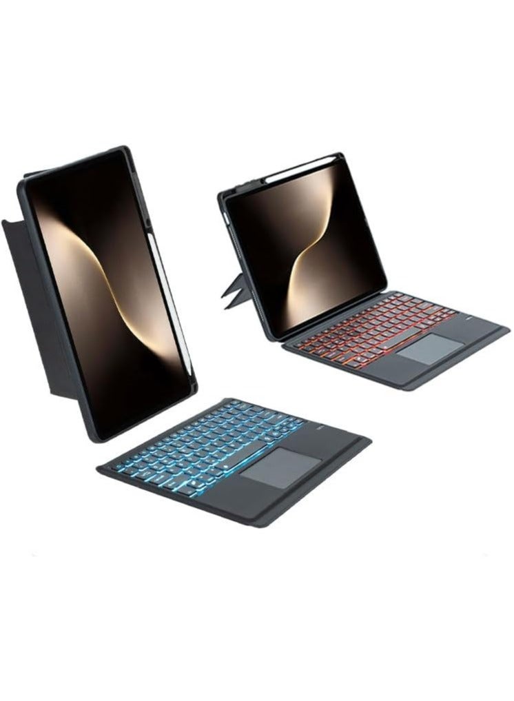 general Keyboard Case for Honor MagicPad 3 13.3 Inch 2025 Smart Bluetooth Backlit Touch Removable Keyboard Case Multi-View Bracket with Pen Slot - Image 2
