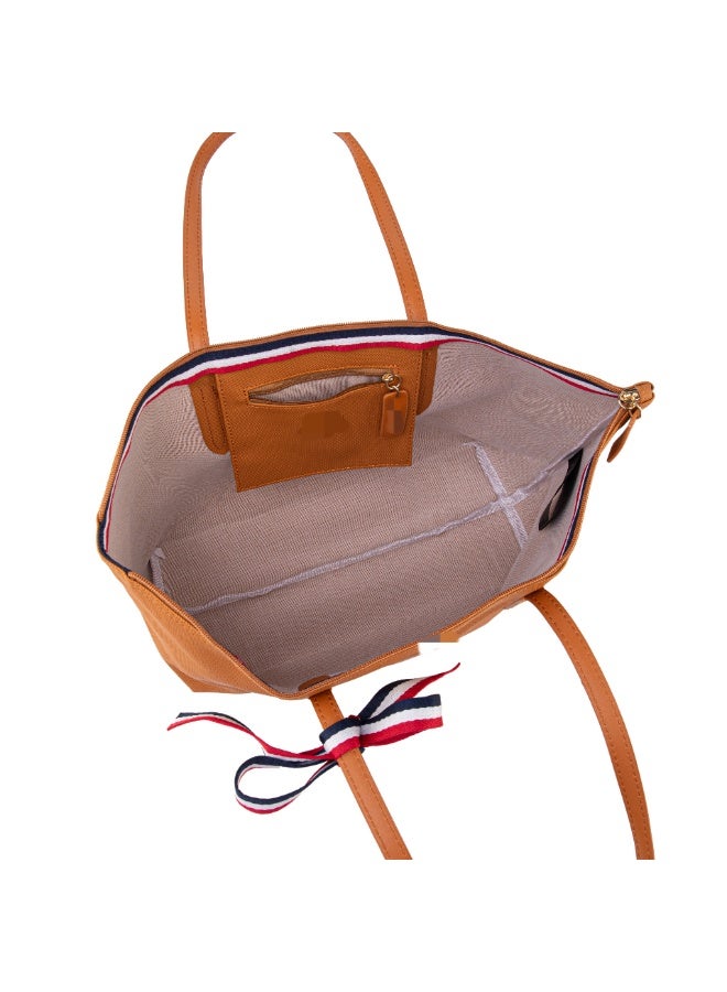 Women's Handbag, Classic Stylish Multifunctional Large-Capacity Shoulder Bag With Iconic Stripes, Suitable For Travel, Work, And Gym - Image 4