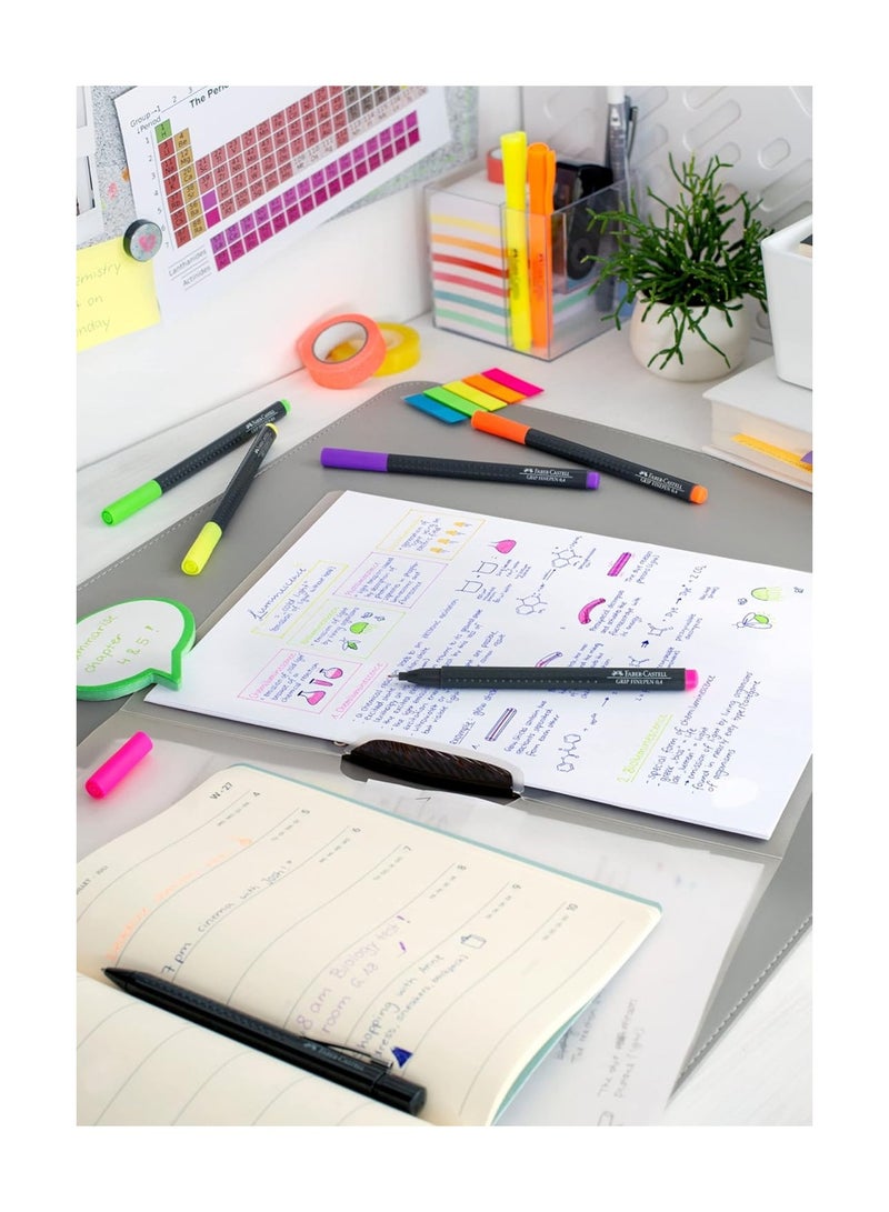 FABER-CASTELL أقلام فينلاينر 20 قطعة بطرف 0.4 مم متعددة الألوان - Image 4