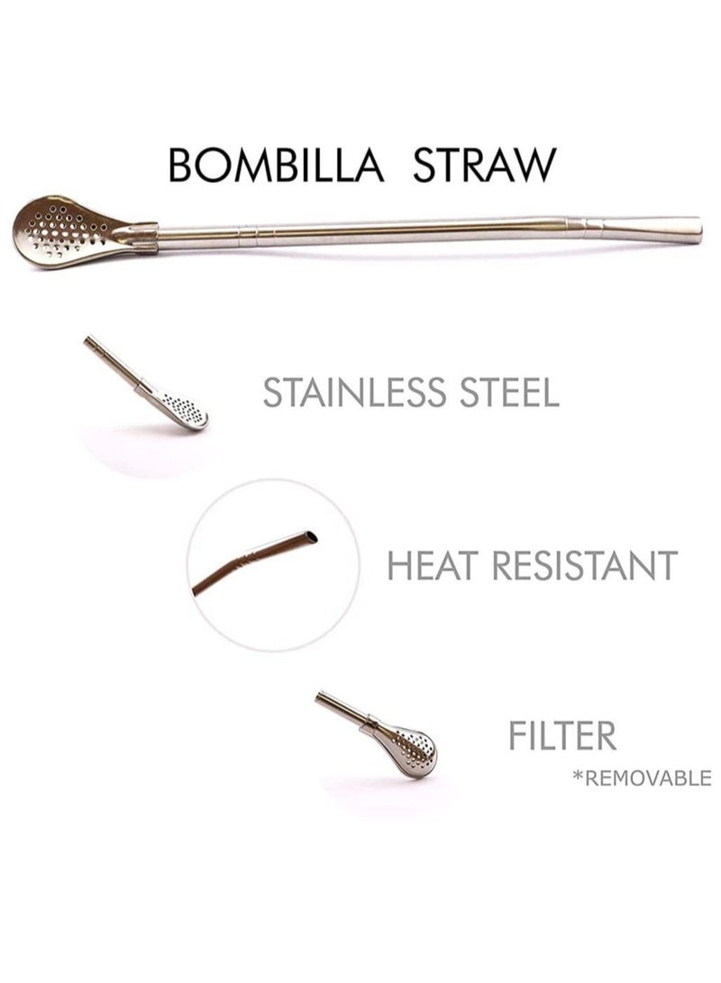 180Ml Reusable Silicone Cups Silicone Mate Gourd Cup Mug Gourd Set With Stainless Steel Straw Filter To Drink Tea And Yerba Mate Drinking BPA Free Easy To Clean - Image 4