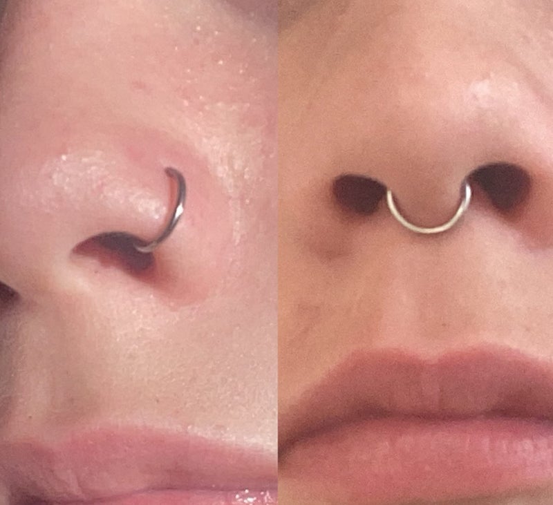 QWALIT Fake Septum Nose Rings for Women, Fake Nose Piercing Hoop, Stud, Helix Earring - Image 3