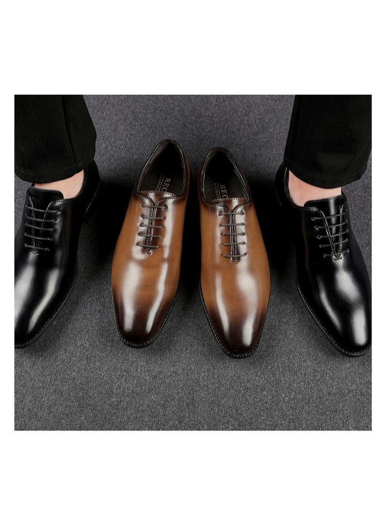 New Men's Business Leather Shoes