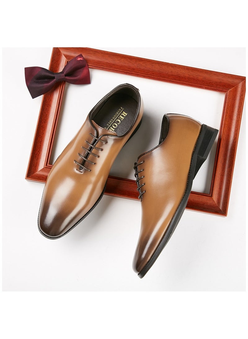 New Men's Business Leather Shoes