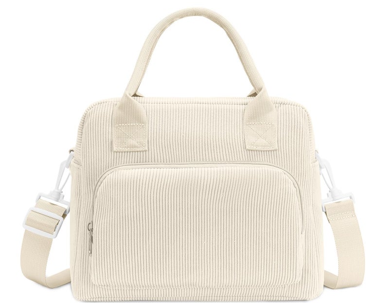OYLOLA Lunch Bag Women Lunch Box for Women Adult Cute Insulated Lunch Bag Lager Cooler Lunch Tote Bags for Work Picnic (Beige) - Image 1
