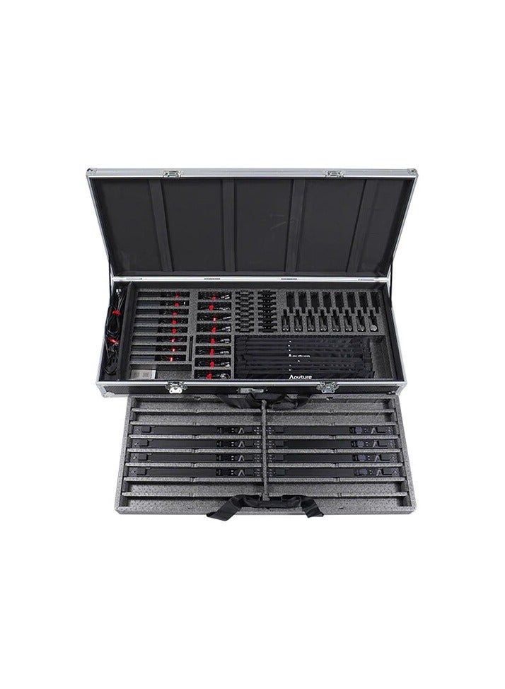 Aputure INFINIBAR PB6 2′ RGBWW Pixel Bar 8‑Light Kit – 48 Pixels Each, 2000–10 000 K, CRI 96+/TLCI 98+, Sidus Link/DMX/CRMX Control, Built‑In Battery & AC, Hard‑Case Kit - Image 3