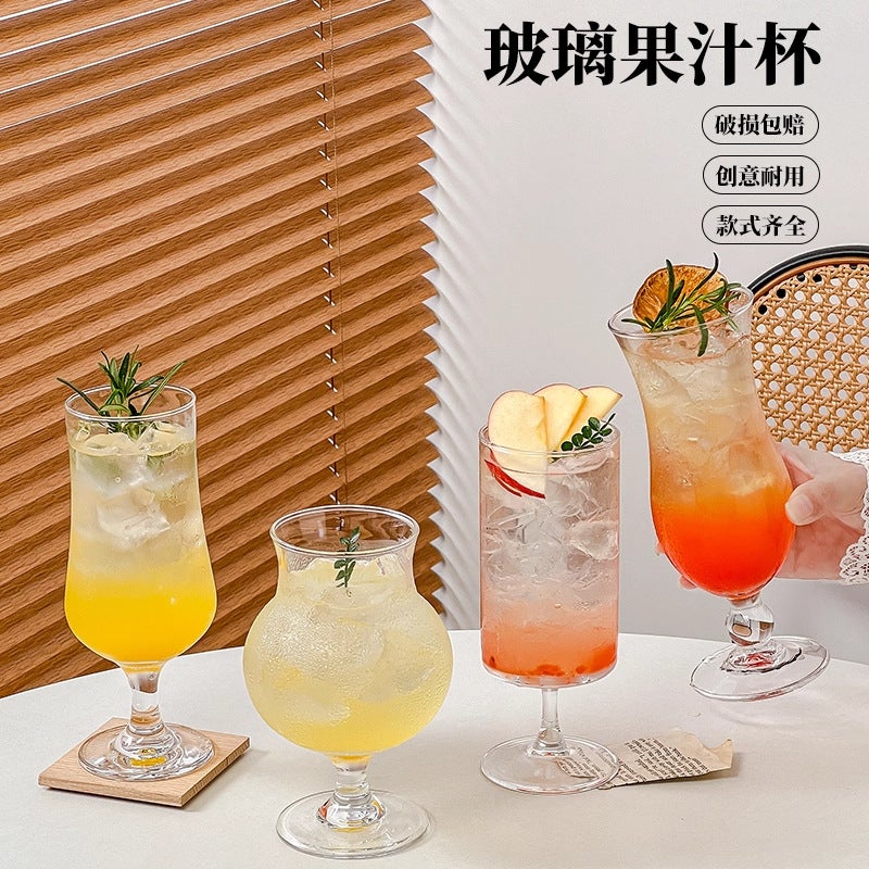 Glass Martini Juice Cup - Image 4