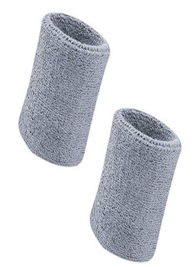 DRAUSS Wrist Bands for Sweat Men Sports Cotton (Pack of 2) - Soft, Comfortable, and Sweat-Absorbent Accessories - Image 3