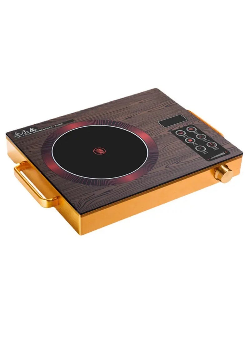 SILVER CREST Induction Cooker Digital Display Screen Touch Panel Electric Stove 3500W High-Temperature Resistant Glass Fireproof Material Stainless Steel Body Ceramic Heating Element  - Image 1