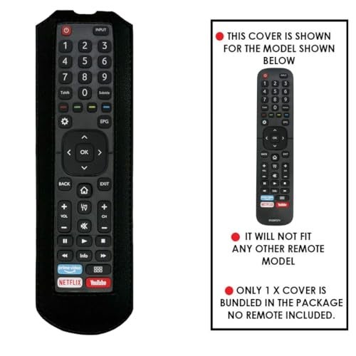 Zaoma Flip Cover for Remote Control of Vu Premium Full HD LED Smart Android TV Series (32US) (43US) (Black) - Image 3