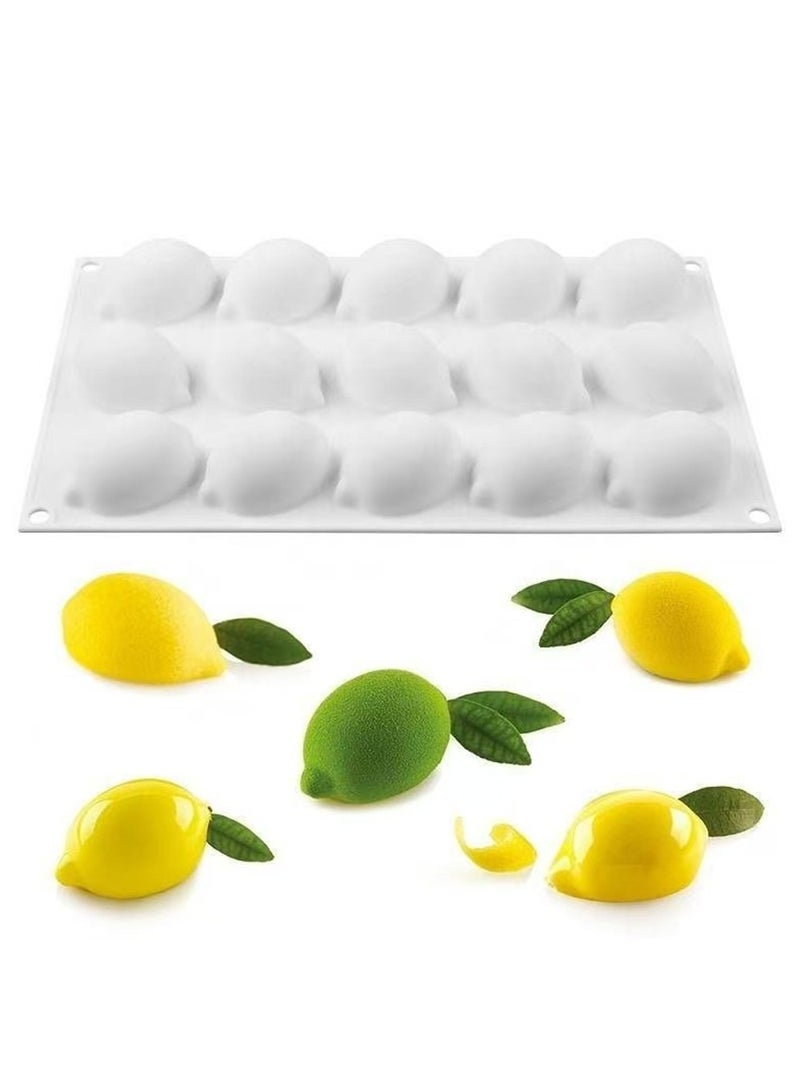 Non-Stick 3D Lemon Shape Silicone Cake Molds Mousse Mould Dessert Pastry Cheesecake Mould DIY Decorating Cake Baking Tools - Image 1