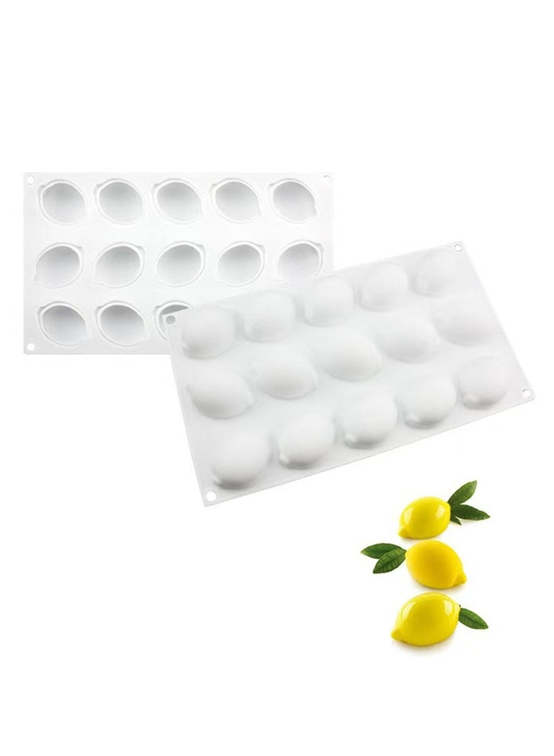 Non-Stick 3D Lemon Shape Silicone Cake Molds Mousse Mould Dessert Pastry Cheesecake Mould DIY Decorating Cake Baking Tools - Image 5