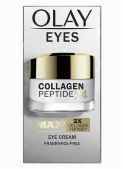 Olay Eyes Collagen Peptide 24 Max Fragrance Free Eye Cream 05 Oz  - Image 1