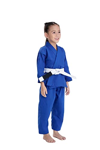 JUST YEARN Kids BJJ GI, Youth IBJJF Children’s Students Brazilian Jiujitsu Gi kimono Pre-washed Fabric - Image 3