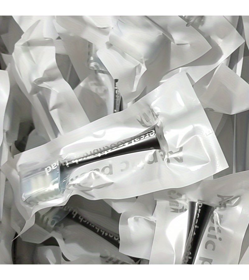 Sonic Electric Toothbrush Replacement Brush Heads 6 White 6 Black Soft Bristle - Image 5