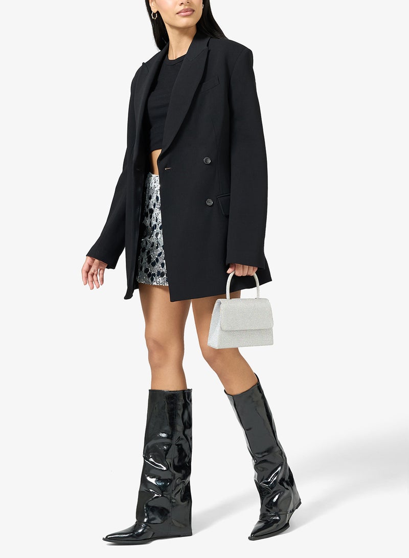 Ginger Pointed Toe Plaform Knee Boots - Image 5