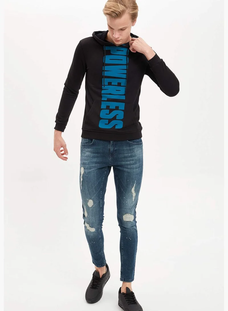 DeFacto Man Denim Wall Skinny Comfort Fit Trousers
