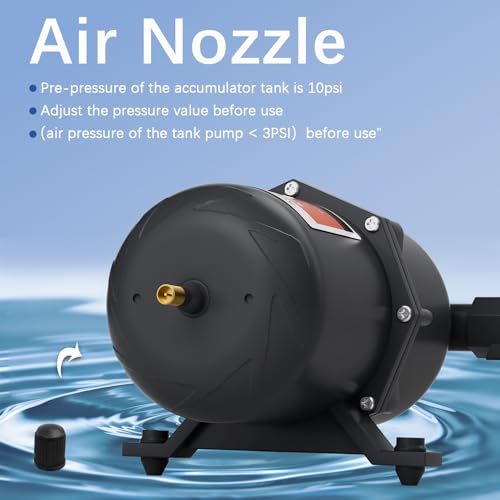 Flngr Pre-Pressurized Accumulator Tank, 0.75L Max 125PSI, 1/2 MNPT Port Fitting,Suitable for RV, Boat, Travel Trailer, Caravan - Image 3