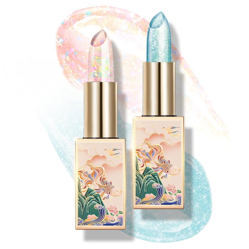 CATKIN Lip Balm Color Tinted Changing Lipstick Ultra Hydrating Lip Moistrurizer Lip Care with Vitamin E Nourishing For Cracked & Dry Lips 0.12 oz 2pcs (01+08) - Image 1
