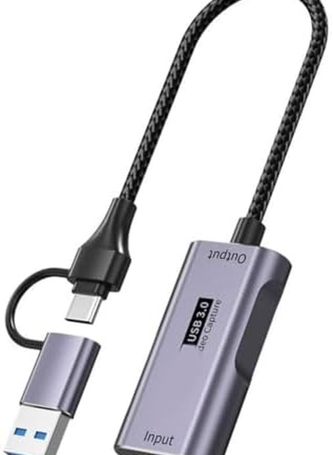 USB 3.0 4K 60Hz كرت التقاط الفيديو لـ HDTV بث الهاتف مؤتمر أجهزة متعددة - Image 4