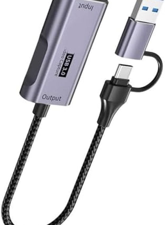 USB 3.0 4K 60Hz كرت التقاط الفيديو لـ HDTV بث الهاتف مؤتمر أجهزة متعددة - Image 1