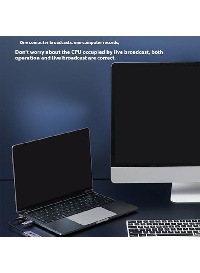 USB 3.0 4K 60Hz كرت التقاط الفيديو لـ HDTV بث الهاتف مؤتمر أجهزة متعددة - Image 3