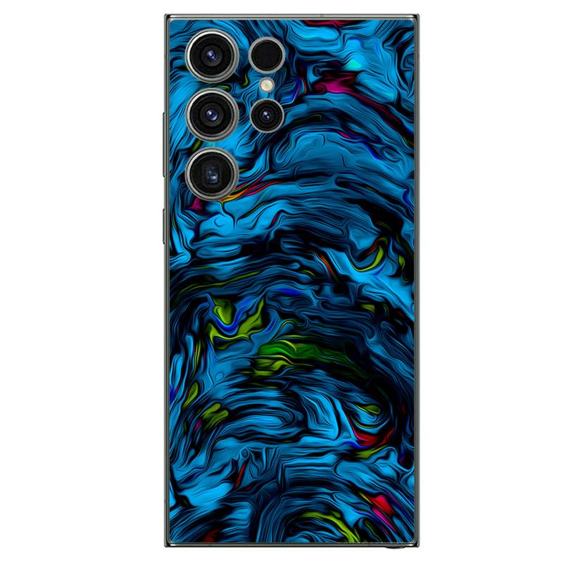 FCS ملصق جلد خلفي مصمم مطبوع من الفينيل لهاتف سامسونج جالاكسي S24 ألترا | يحمي من الغبار، ملائم بدقة، فينيل، تركيب خالي من الفقاعات - (AA-5) - Image 1