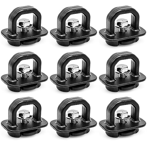 X4XZ DZ97903 Truck Bed Side Wall Tie Down Anchors Bed Cargo Hooks for 20072024 Chevy Silverado 1500 2500 3500 Chevy Colorado IGMC Sierra 1500 2500 3500 I GMC Canyon 9PCS