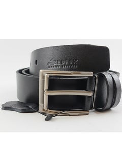 Redfox genuine leather belt (Black) - pzsku/Z84266A1B24339F1BE606Z/45/_/1700186472/7679b1d4-aa7f-4cf9-92d6-85621c8af829