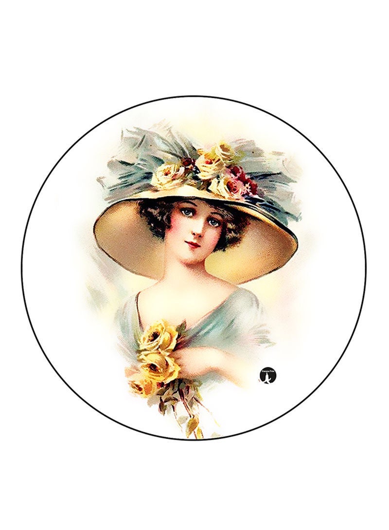 RKN Vintage Art Printed Mouse Pad Multicolour