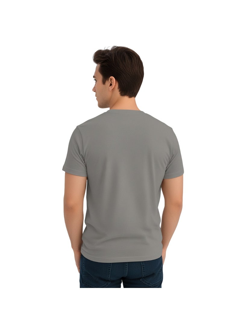 PRINTSHOP4ME Adult Round Neck Men's T Shirt 170 GSM Pure Cotton Basic Colors - Image 5