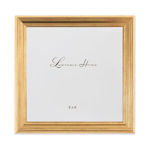 Lawrence Frames 8x8 Sutter Burnished Gold Picture Frame - Image 1