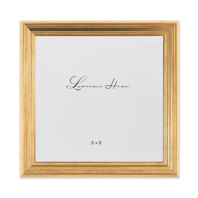 Lawrence Frames 8x8 Sutter Burnished Gold Picture Frame - Image 2
