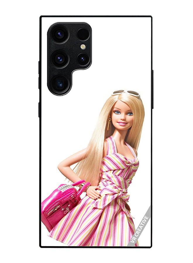 VR CREATIVE Protective Case Cover For Samsung Galaxy S25 Ultra Barbie Design Multicolour