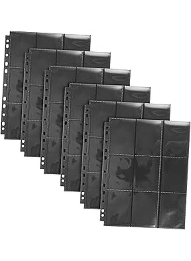 50pcs Clear 3x3 Trading Card Binder Pages for Collectibles Storage and Photo Holders - Image 1