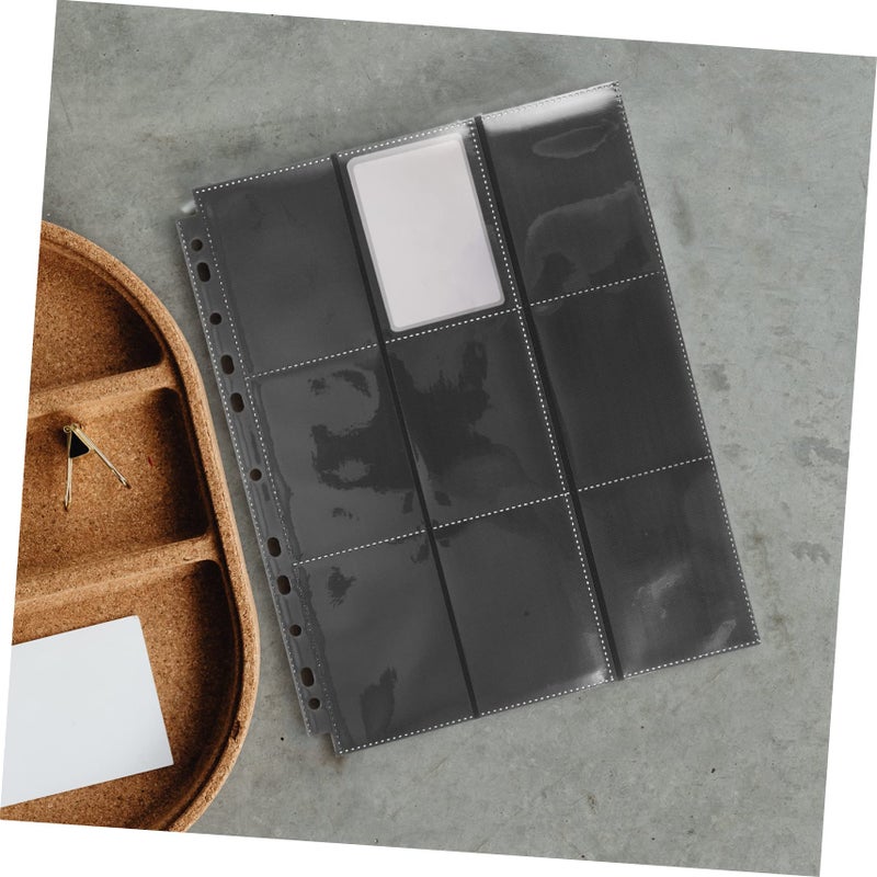50pcs Clear 3x3 Trading Card Binder Pages for Collectibles Storage and Photo Holders - Image 5