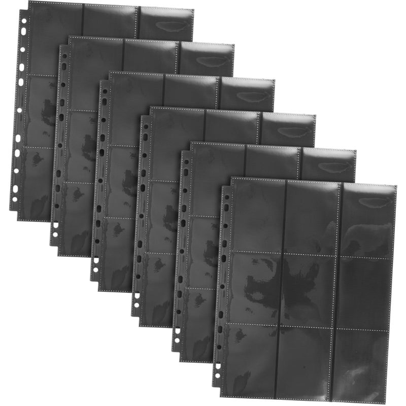 50pcs Clear 3x3 Trading Card Binder Pages for Collectibles Storage and Photo Holders - Image 2