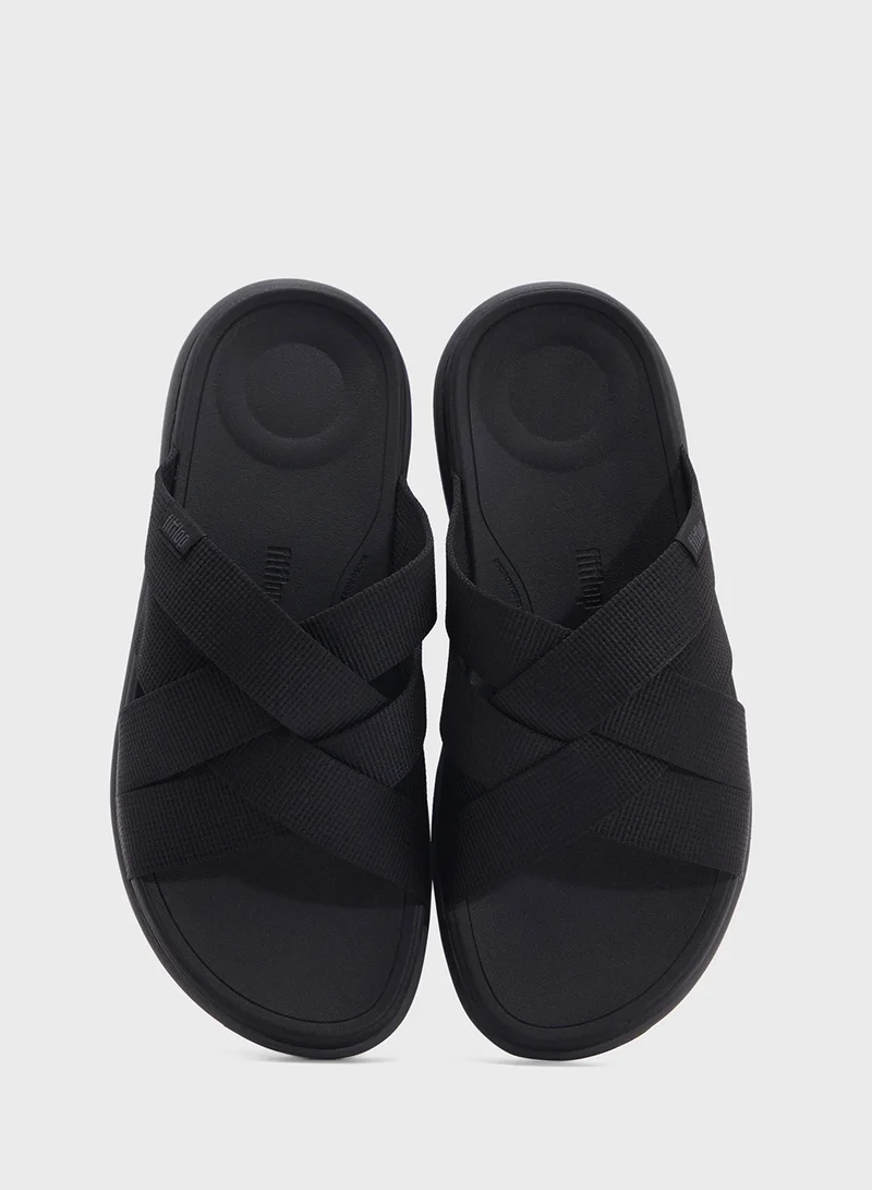 FitFlop F-Mode Multi Strap Webbing Slides