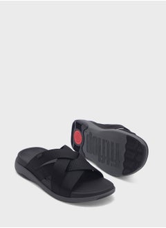 FitFlop F-Mode Multi Strap Webbing Slides  - Image 3