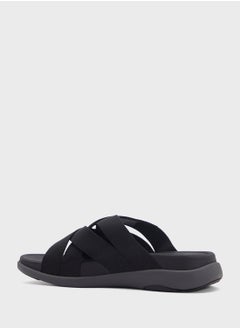 FitFlop F-Mode Multi Strap Webbing Slides  - Image 2