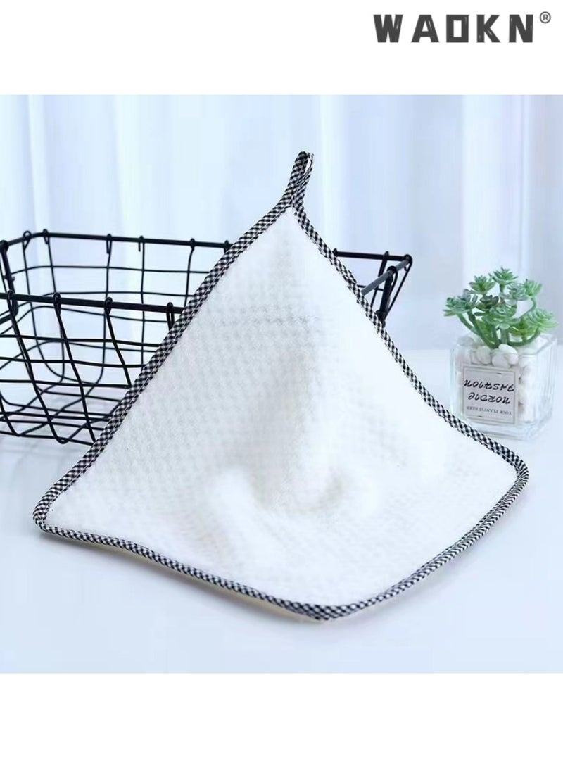 WAOKN 15-Piece Kitchen Daily Dish Towel Cloth,No Odor Reusable Dish Cloth, Kitchen Dish Cloth & Towel, Non-stick Oil Dish Towel Dishcloth Tableware Household Cleaning Towel  - Image 2