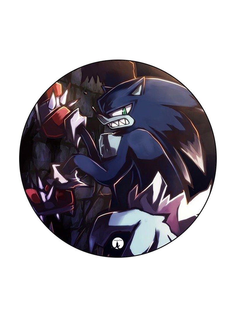RKN Video Game Sonic Printed Mouse Pad Multicolour