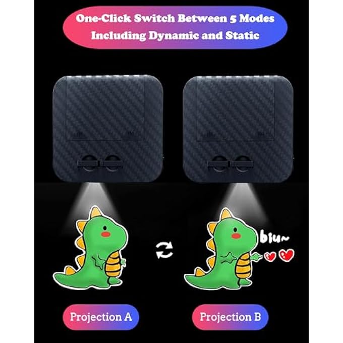 KASTWAVE 2 Pcs Door Projector Lights Logo Projector Dynamic Wireless Led Puddle Lights Paste Holeless Welcome Light For All Car Models - Image 3