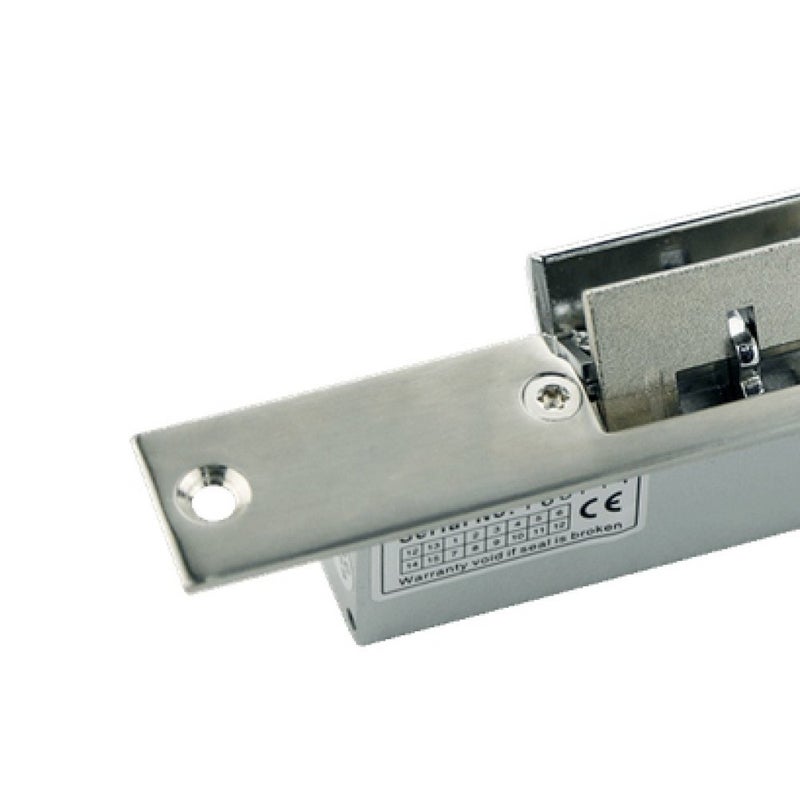 MX Electric Strike Lock for Glass Doors – Fail-Safe, Stainless Steel Construction, Compatible with Frameless & Framed Glass Doors, 12V DC Access Control Lock for Home, Office & Commercial Security - Image 2