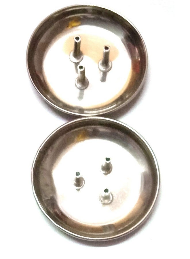 Blue Hut Stainless Steel Agarbatti Stand (Pack of 2) (3 Inchs) - Image 1