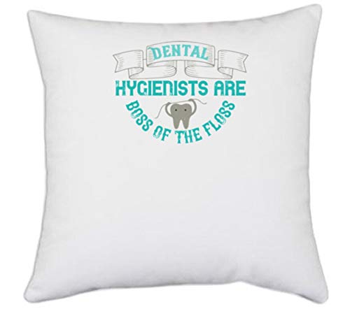 UDNAG UDNAG White Polyester Dentist Dental Hygienists are Pillow Cover 16 Inch X 16 Inch 
