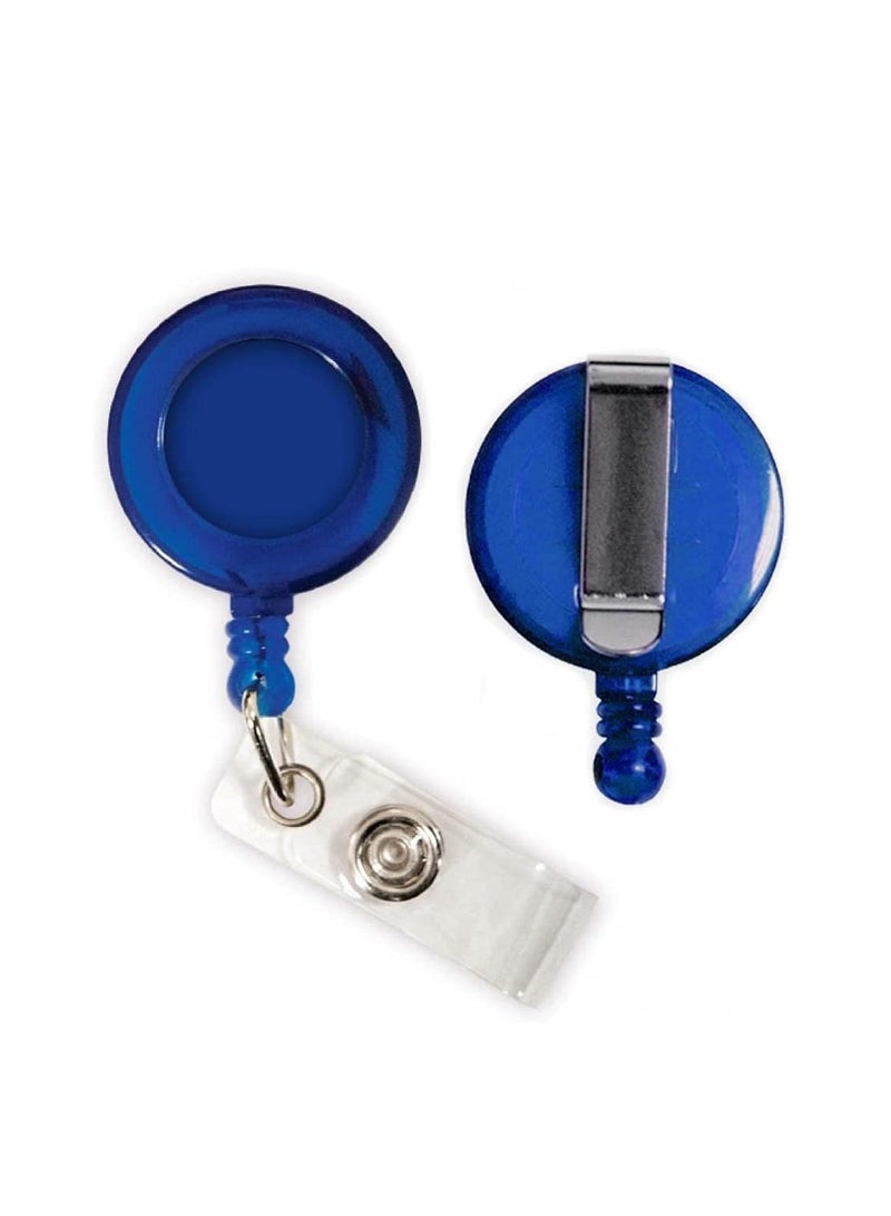 Terabyte ID Card Holder With Clip Silver 12 PCS Multicolor - Image 2