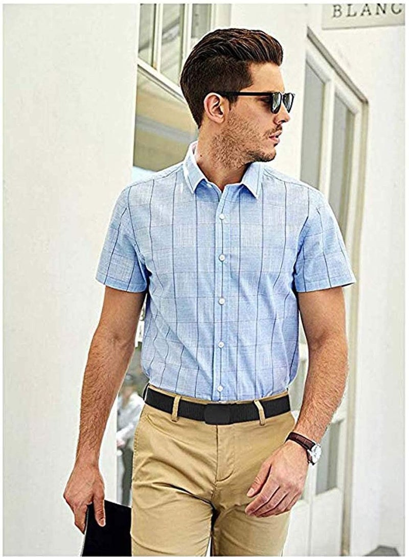 SYOSI Canvas Belt Men's Belt Webbing Canvas Outdoor Web Belt With Nylon Plastic Buckle Adjustable Outdoor Sports Belt Soft  - Image 2