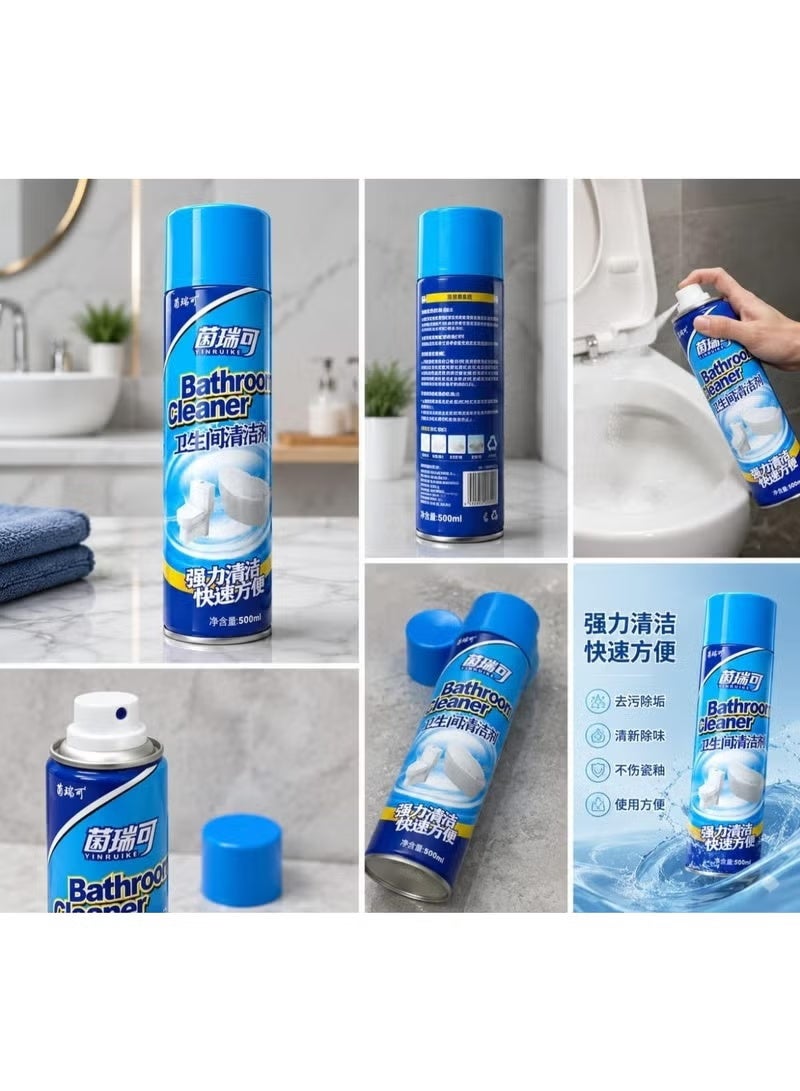Generic valueable 1 Multi-purpose bathroom cleaning foam spray - Rich foam helps remove stains and yellowing - Suitable for toilet, sink, and ceramic tiles - 500ml bottle - Image 2