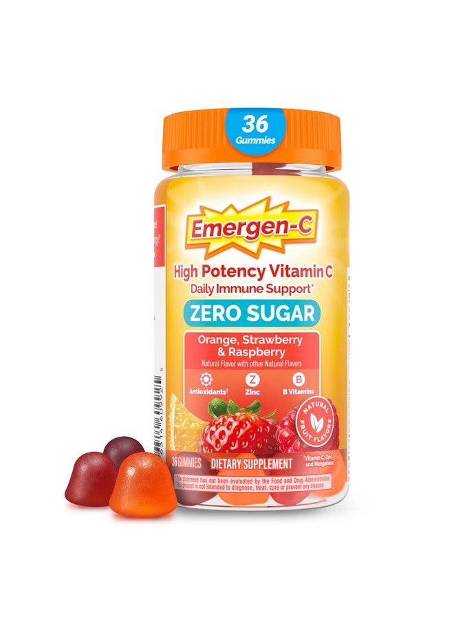 Emergen-C Zero Sugar Immune Support Adult Gummies 36 Count - Image 1